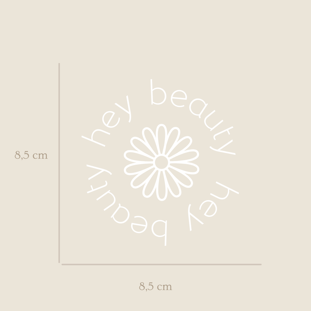 "hey beauty" - Aufkleber | Sticker