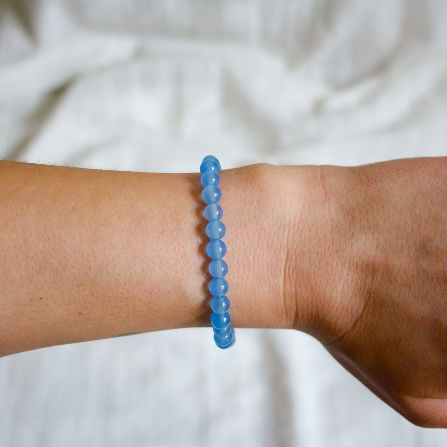 Aquamarin Armband - "Manifestation"