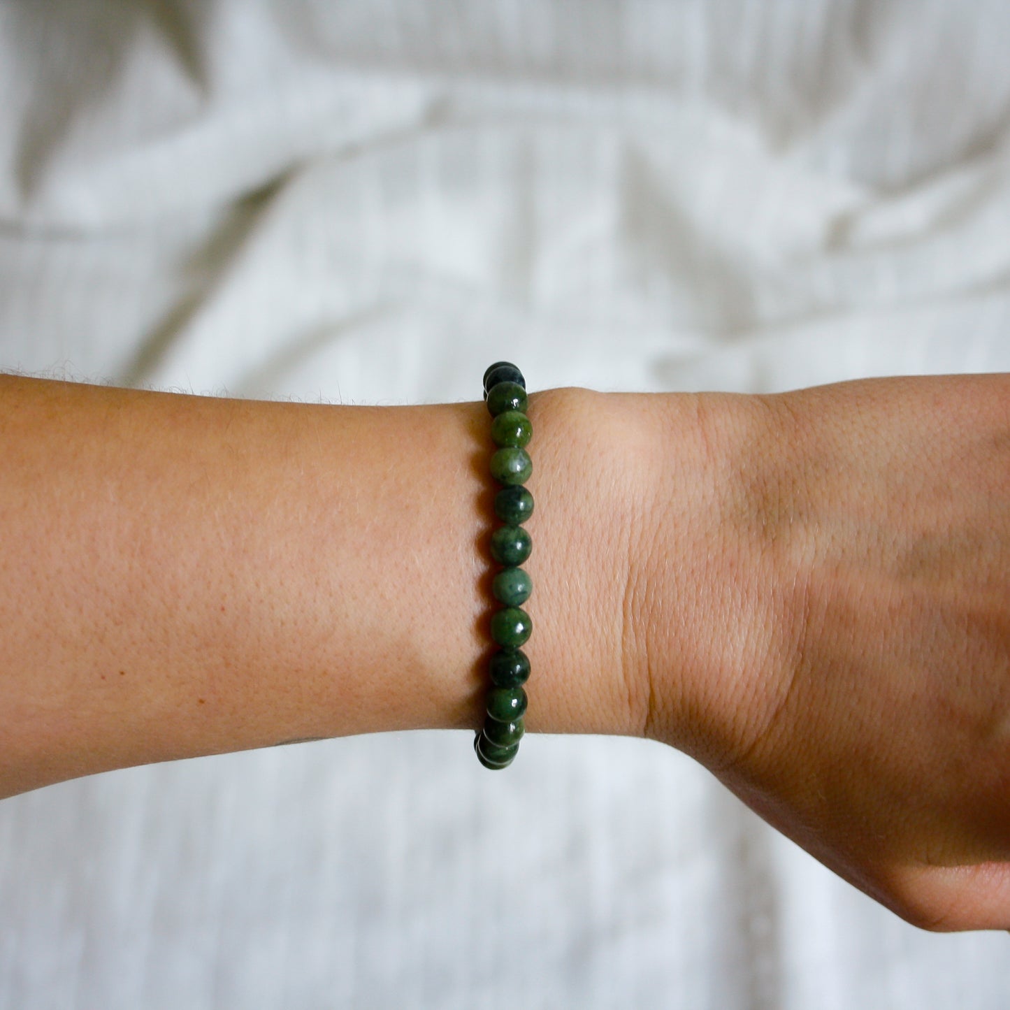 Grüne Jade Armband - "Harmonie"
